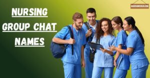 Nursing Group Chat Names