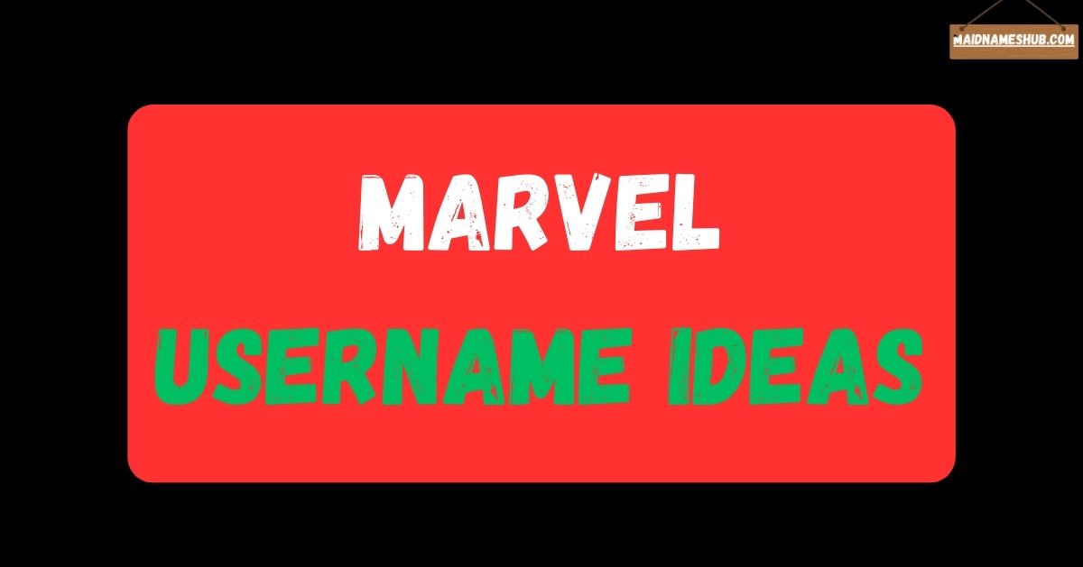 marvel username ideas