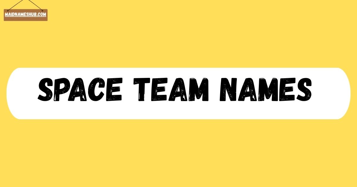 space team names