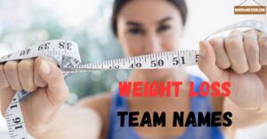 Weight Loss Team Names