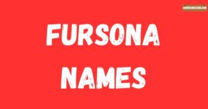 fursona names