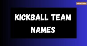 kickball team names