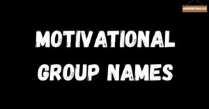 motivational group names