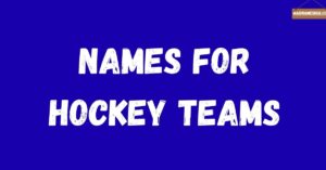 names for hockey teams