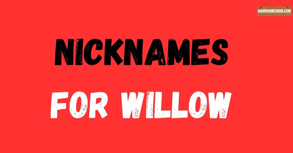 nicknames for willow