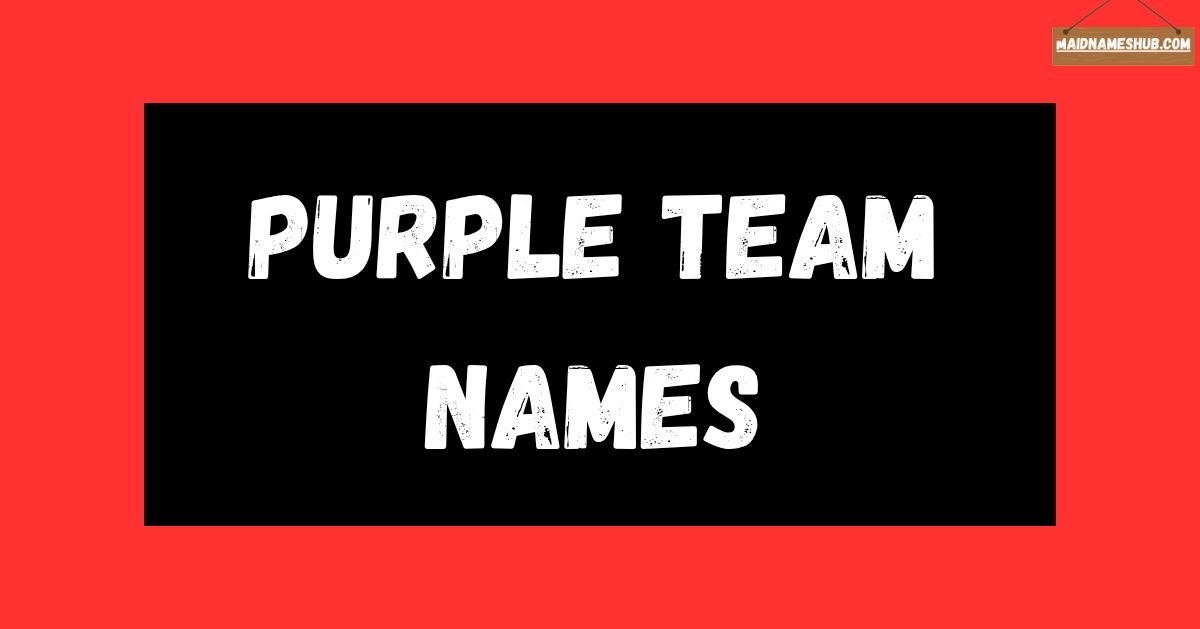 purple team names