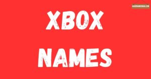 Xbox Names