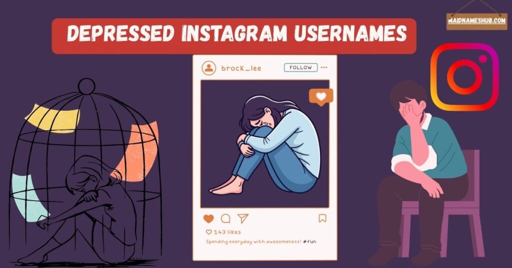 depressed instagram usernames